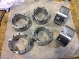 Large Trepan Drill Heads 5-Axis Milled.